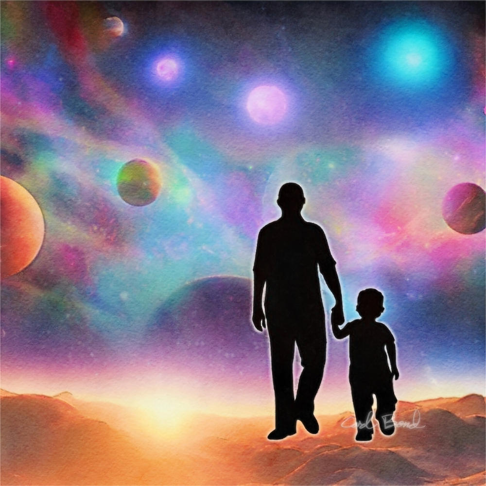 Dad and son.