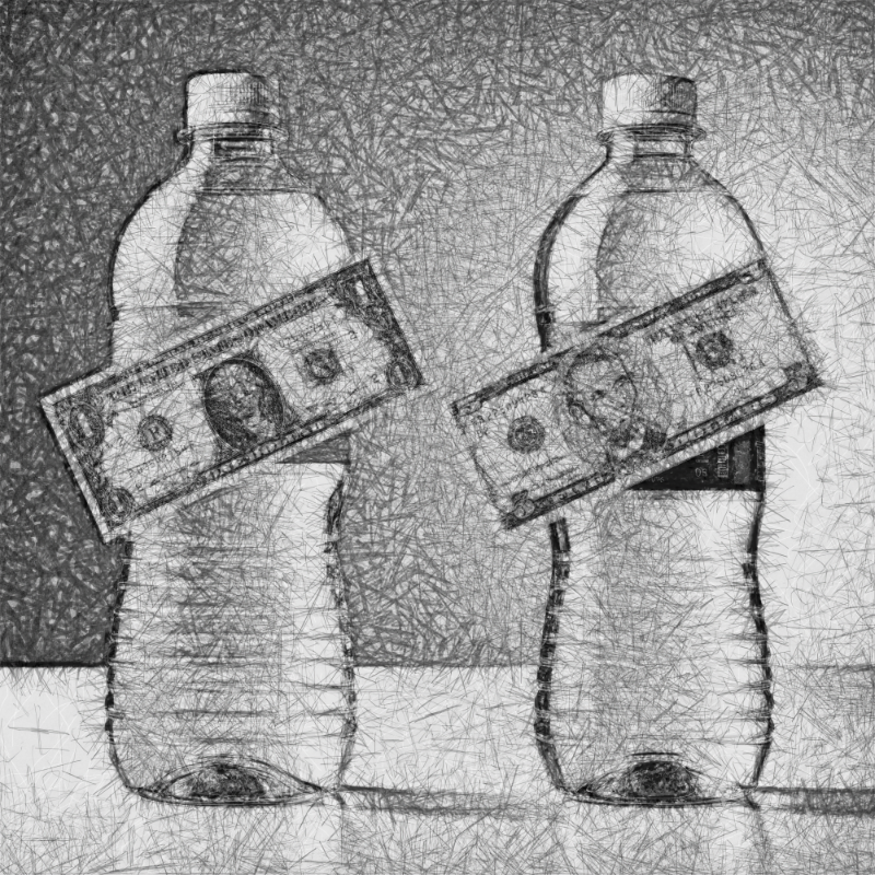 Water bottles